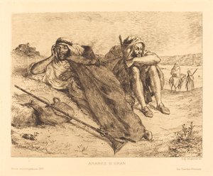 Arabs of Oran, 1833 by Eugène Delacroix
