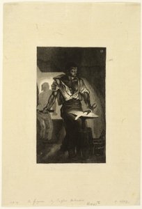 Blacksmith by Eugène Delacroix