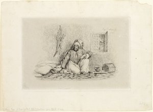 Chief Mohammed-Ben-Abou by Eugène Delacroix