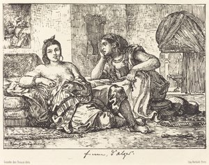 Women of Algiers by Eugène Delacroix
