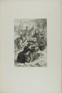 Hamlet and Laertes in Ophelia