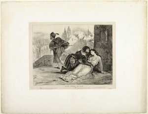 Jane Shore by Eugène Delacroix