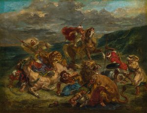 Lion Hunt, 1860-61