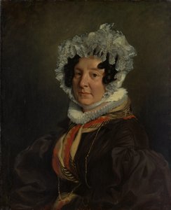 Madame Henri François Riesener Félicité Longrois by Ferdinand Victor Eugene Delacroix