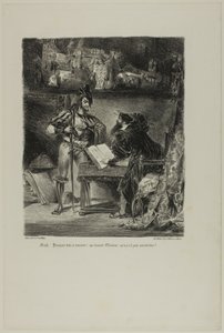 Mephistopheles Appearing to Faust, from Faust