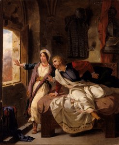 Rebecca and the Wounded Ivanhoe
