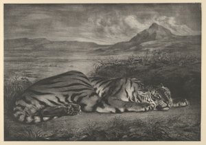 Royal Tiger, 1829 by Eugène Delacroix