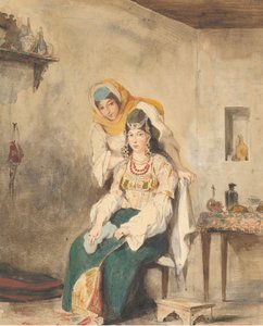 Saada, the Wife of Abraham Ben-Chimol, and Préciada, One of Their Daughters