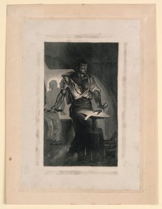 The Blacksmith by Eugène Delacroix