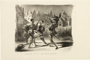 The Duel Between Faust and Valentine, from Faust