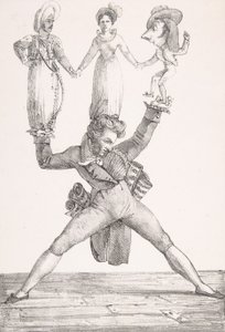 Théâtre Italien by Eugène Delacroix