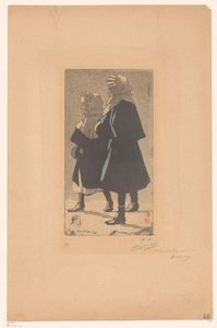 Two Girls in Winter Clothing
