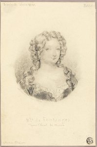 Medallion Portrait of Mlle de Fontanges