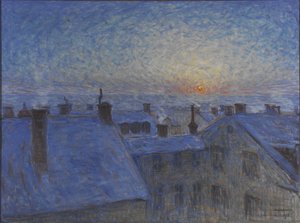 Sunrise over Stockholm Rooftops