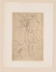 Tree and Heron