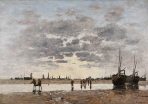 Berck: The Return of the Boats by Eugene Louis Boudin
