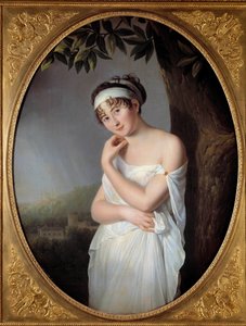 Portrait of Madame Juliette Recamier by Eulalie Morin