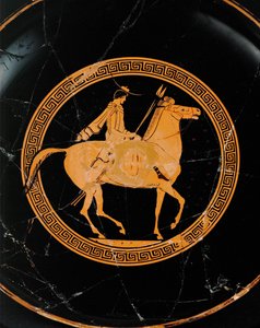 Rider, Centre Medallion of a Red-Figured Cup