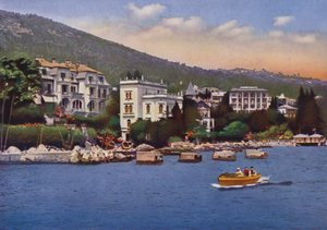 Abbazia, Now Opatija in Croatia: Ville Viste dal Porto, Sanatorio Dott Horvat, ed Altri by European Photographer