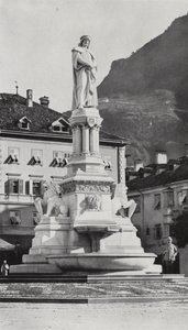 Monument to Walther von der Vogelweide in Bozen by European Photographer