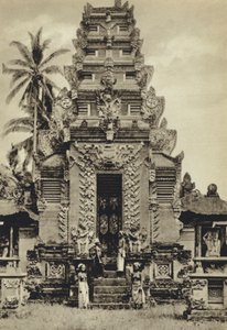 Dutch Indies, Temple, Bali by European Photographer