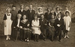 Group portrait of young people in costume by European Photographer