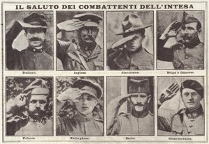 The Salute of the Allied Fighters by European Photographer