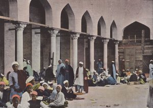 Azhar Bey Mosque in Cairo by European Photographer