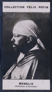 Menelik, Emperor of Abyssinia (1844) by European Photographer