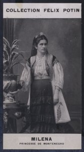 Milena, Princess of Montenegro (1847)