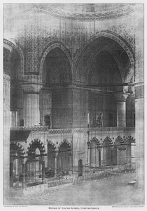 Mosque of Sultan Achmed, Constantinople