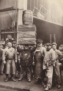 Paris: Porters of the Central-Market by European Photographer