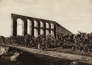 Roman aqueduct near Bardo, Tunis