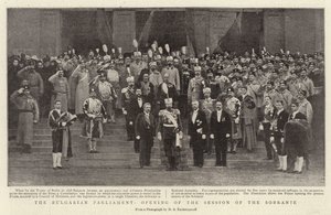 The Bulgarian Parliament, Opening of the Session of the Sobranje by European Photographer