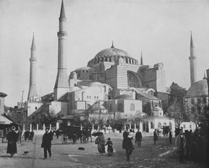 The Mosque of St Sofia, Constantinople by European Photographer