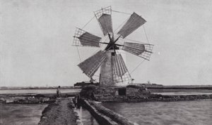 Trapani, a Windmill by European Photographer