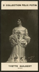 Yvette Guilbert, Artist by European Photographer