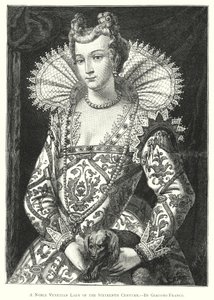 A Noble Venetian Lady of the Sixteenth Century by European School