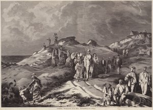 A Promenade Among the Sand Dunes by European School
