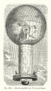 Aerostat of Pilatre de Rozier (engraving)