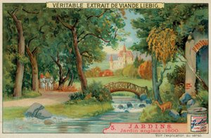 An English Garden of 1800s