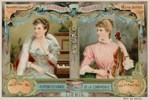 Annette von Essipoff and Marie Soldat by European School