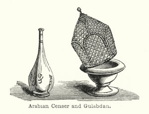 Arabian Censer and Gulabdan by European School