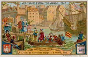 Arrival of the Spanish Merchants to Antwerp in 1560