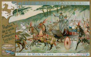 Ascent of Mount Vergine by European School