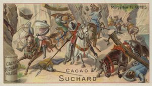 Battle of Morgarten, Switzerland, 15 June 1315 by European School