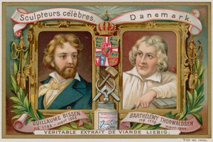 Bissen and Thorwaldsen by European School
