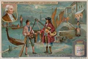 Carlo Goldoni in The Venetian Gondolier or the Lovers