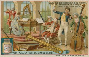 Chamber music instruments from the 18th century by European School