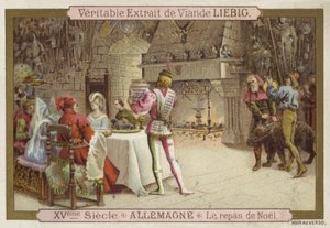 Christmas Feast, Germany, 15th Century by European School